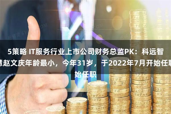 5策略 IT服务行业上市公司财务总监PK：科远智慧赵文庆年龄最小，今年31岁，于2022年7月开始任职